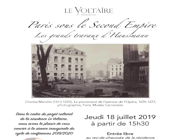 Conférence au Voltaire